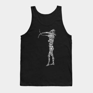 My Walking In My Shoes Girl - Lyrics Tank Top